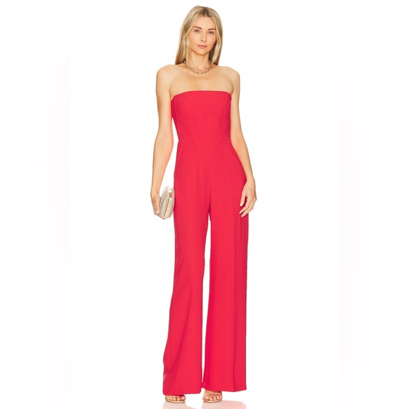 Amanda Uprichard Pants - Amanda Uprichard x REVOLVE Strapless Pittito Jumpsuit, Size Medium